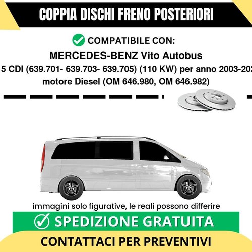 Coppia dischi freno posteriori - freno,