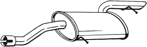 150 silenziatore posteriore - cv,
