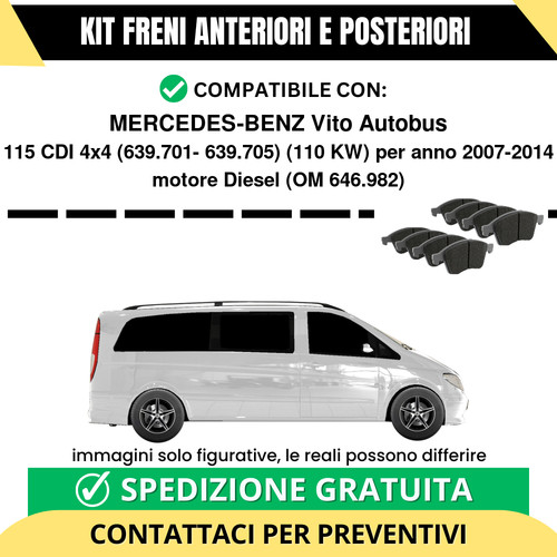 Pastiglie freno ant post - ant,